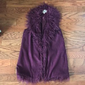 Forever 21 Velvet Vest